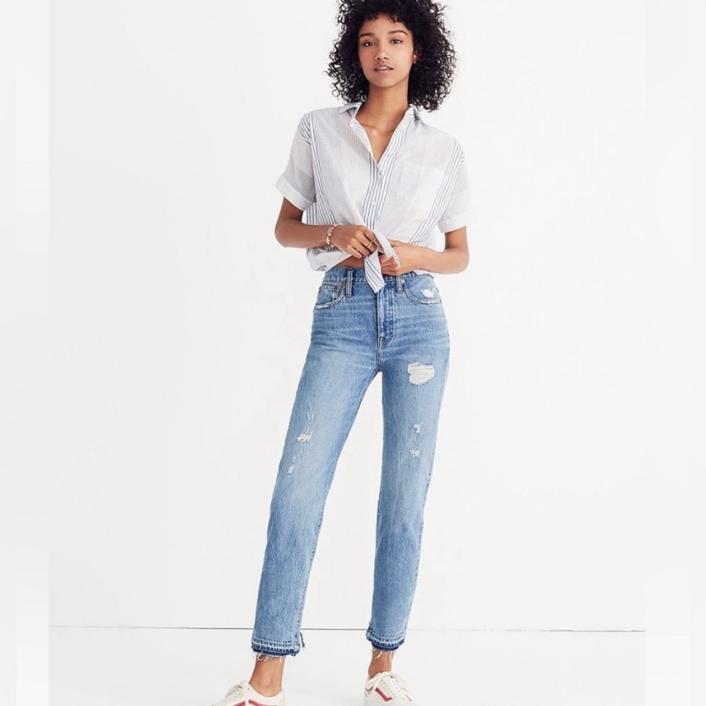 MADEWELL CLASSIC STRAIGHT JEANS SIZE 27